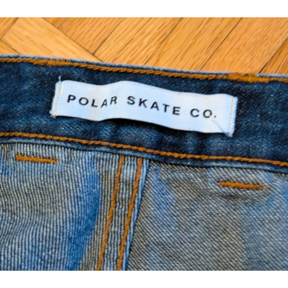 Polar Skate Company Big Boy Denim Jeans Men’s Medium 34×29 Skate Streetwear - Picture 10 of 16
